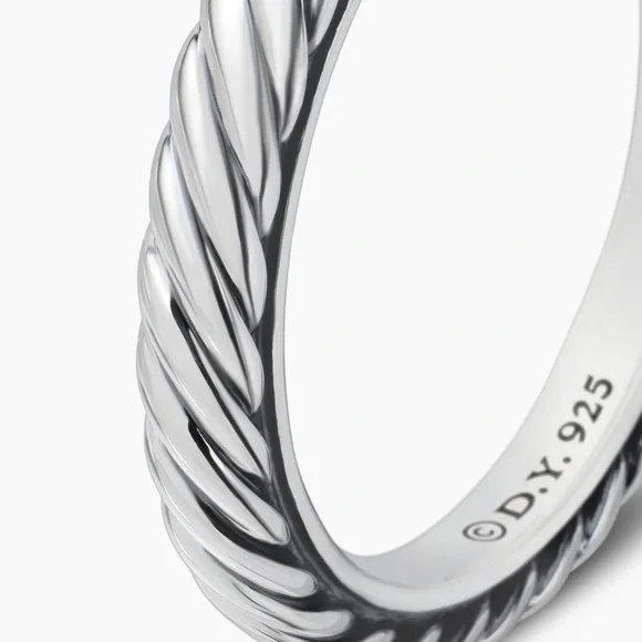 DAVID YURMAN Cable Collectibles® Stack Ring Sterling Silver - Picture 11 of 14